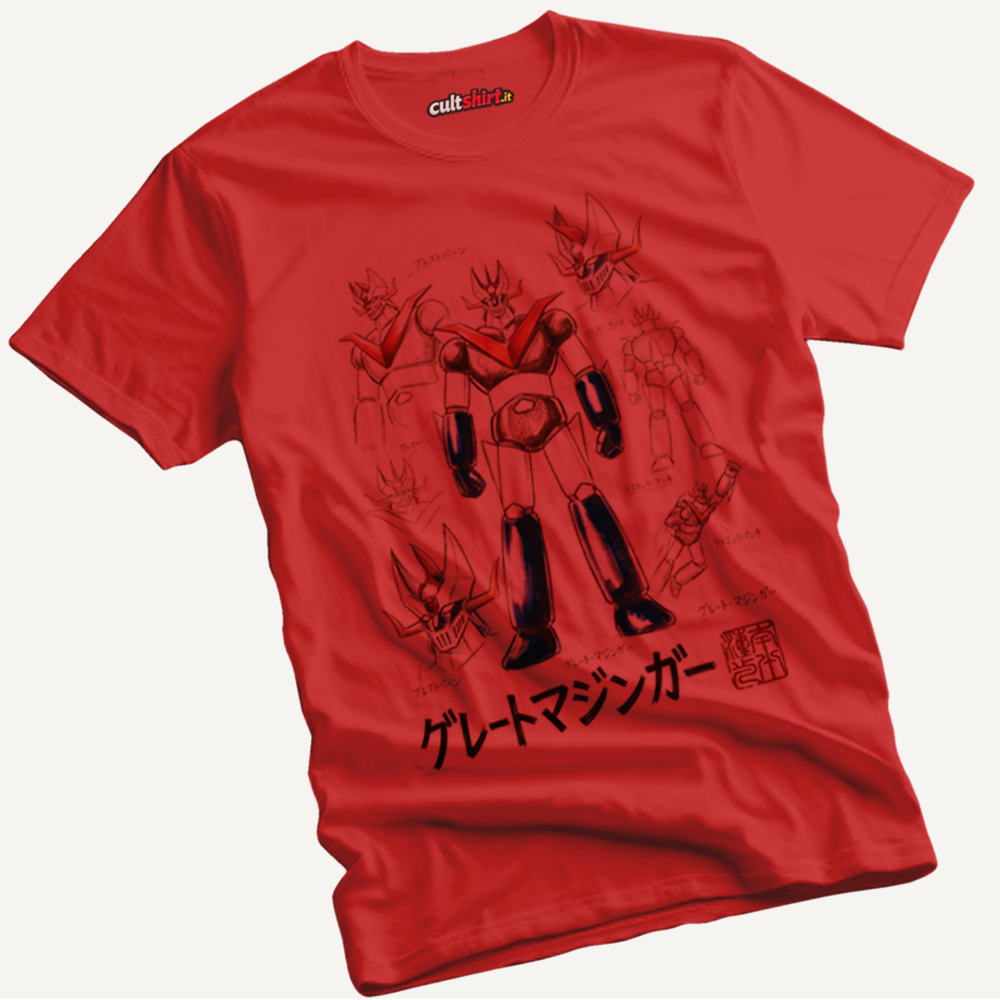 Maglietta Robottone Z | T-Shirt Anime Manga