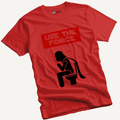 Maglietta Use the Force Cagando | T-Shirt Cinema Cult
