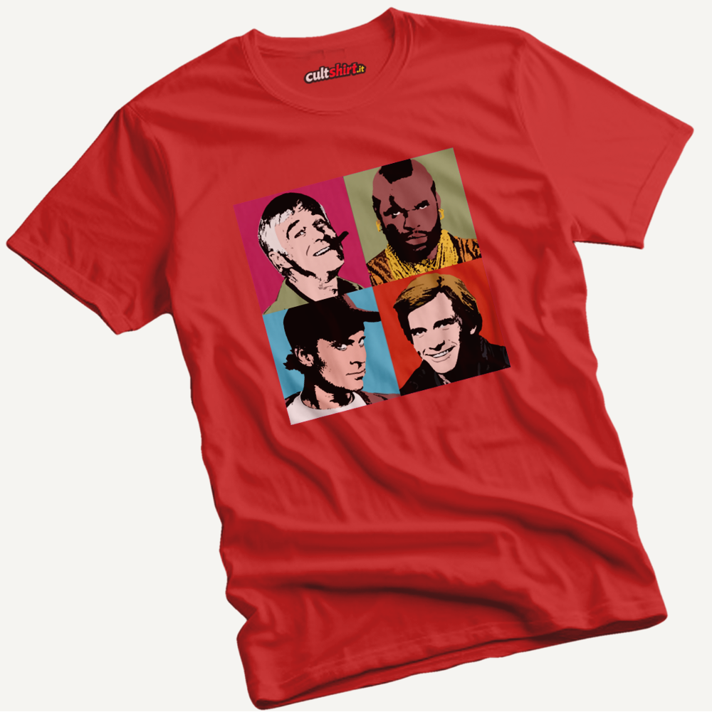Maglietta Team Pop | T-Shirt Serie TV Cult