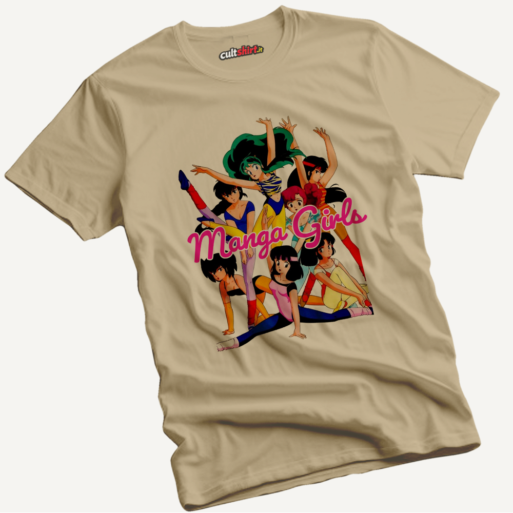 Maglietta Manga Girls | T-Shirt Anime Manga