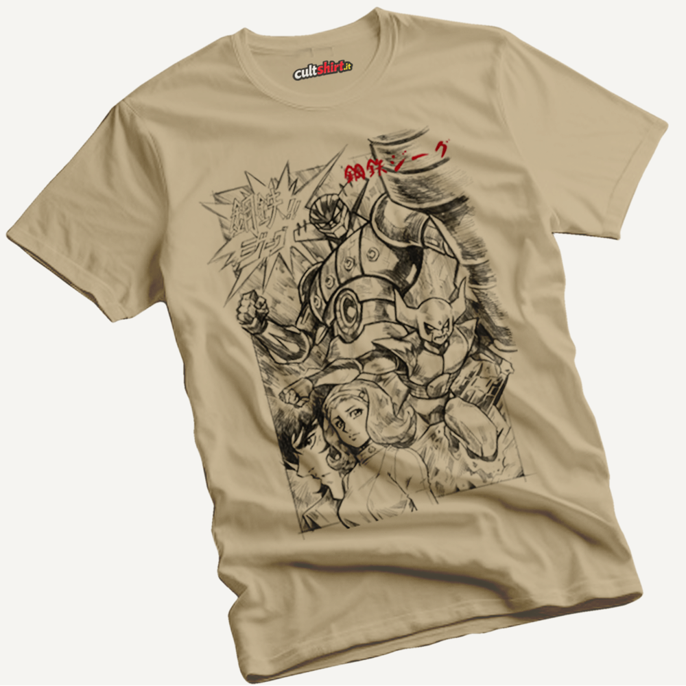 Maglietta Robottone Acciaio | T-Shirt Anime Manga