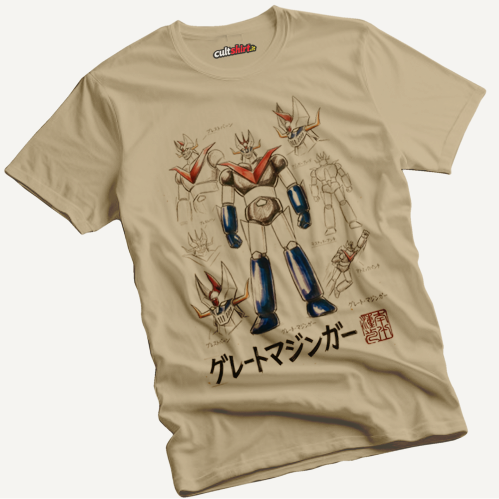Maglietta Robottone Z | T-Shirt Anime Manga