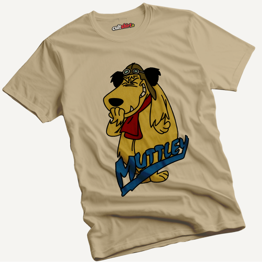 Maglietta Cane che Ride | T-Shirt Cartoon Vintage