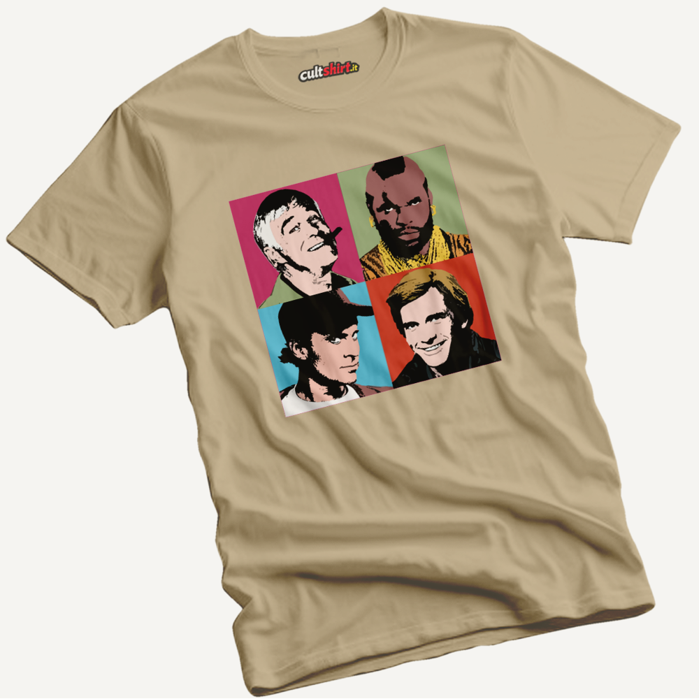 Maglietta Team Pop | T-Shirt Serie TV Cult