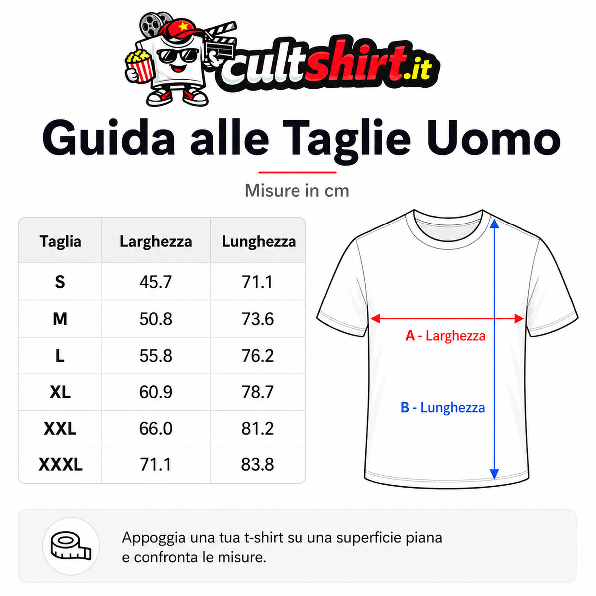 Maglietta Never Say | T-Shirt Cinema Cult